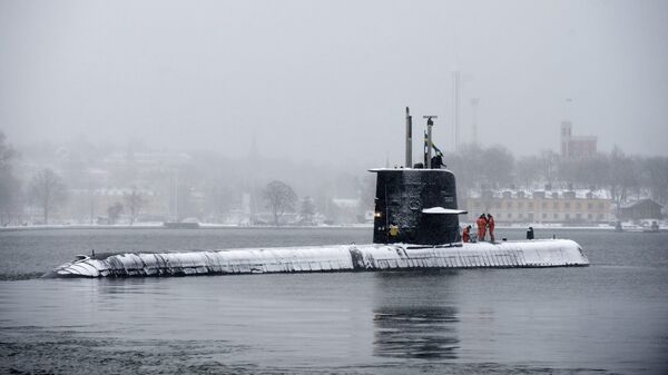 Swedish submarine HMS Halland (File) - Sputnik International