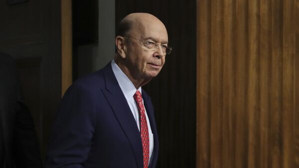 Commerce Secretary-designate Wilbur Ross returns back to the hearing room after a brief recess on Capitol Hill in Washington, Wednesday, Jan. 18, 2017, at his confirmation hearing before the Senate Commerce Committee - Sputnik International