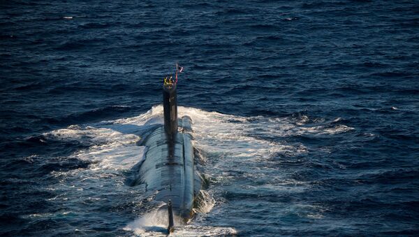 Los Angeles-class attack submarine USS Santa Fe (SSN 763) (File) - Sputnik International