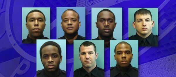 Seven Baltimore police officers arrested for falsely detaining, robbing and extorting their victims. Seven Baltimore police officers arrested for falsely detaining, robbing and extorting their victims. - Sputnik International