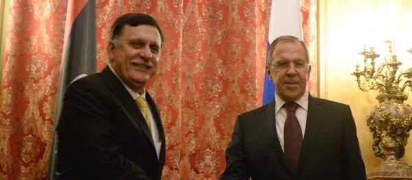 Russian Foreign Minister Sergei Lavrov meets with Libyan Prime Minister Fayez al-Saraj Russian Foreign Minister Sergei Lavrov meets with Libyan Prime Minister Fayez al-Saraj - Sputnik International
