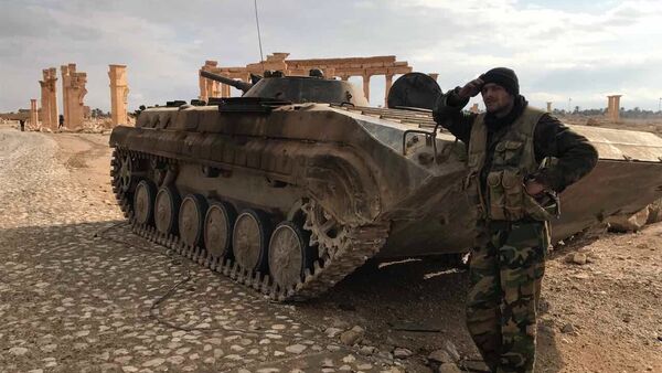 Palmyra recaptured by Syrian Arab Army backed by Russian Air Force - Sputnik International