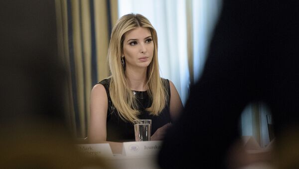 Ivanka Trump listens at the beginning of a policy and strategy forum with executives in the State Dining Room of the White House in Washington, DC. (File) - Sputnik International