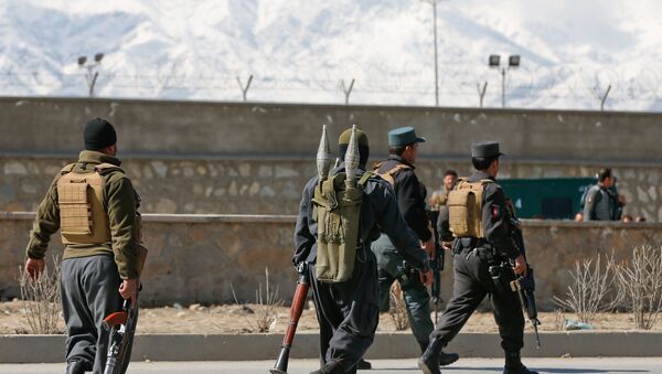 Afghan policemen. (File) - Sputnik International