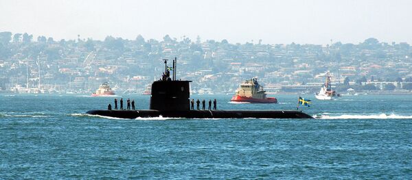 The Swedish diesel-powered attack submarine HMS Gotland The Swedish diesel-powered attack submarine HMS Gotland - Sputnik International