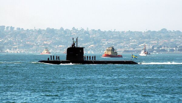 The Swedish diesel-powered attack submarine HMS Gotland - Sputnik International