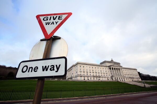 A picture shows the Parliament Buildings, the seat of the Northern Ireland Assembly, on the Stormont Estate in Belfast, Northern Ireland, on March 4, 2017 A picture shows the Parliament Buildings, the seat of the Northern Ireland Assembly, on the Stormont Estate in Belfast, Northern Ireland, on March 4, 2017 - Sputnik International
