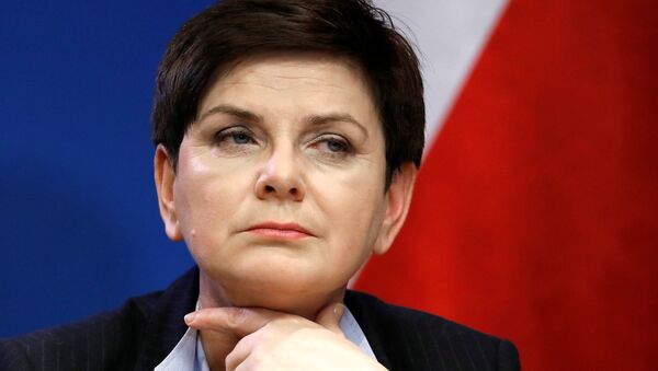 Poland's Prime Minister Beata Szydlo holds a news conference at the end of a European Union leaders summit in Brussels, Belgium, March 10, 2017. - Sputnik International