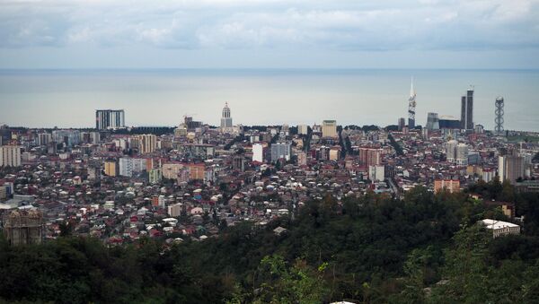 View of Batumi from an observation deck of the Argo aerial cableway. - Sputnik International