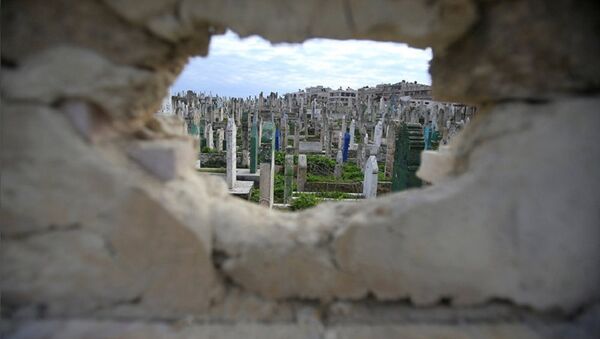 Aleppo cemetery - Sputnik International