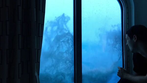 Anthem Of The Seas Vs Huge Waves And 120 MPH Winds. Viewed From My Room On The Third Deck. NO MUSIC! - Sputnik International