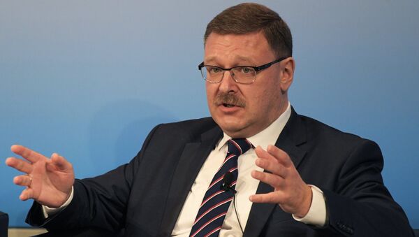 Konstantin Kosachev, Chairman of the Federation Councils' Foreign Affairs Committee. (File) - Sputnik International