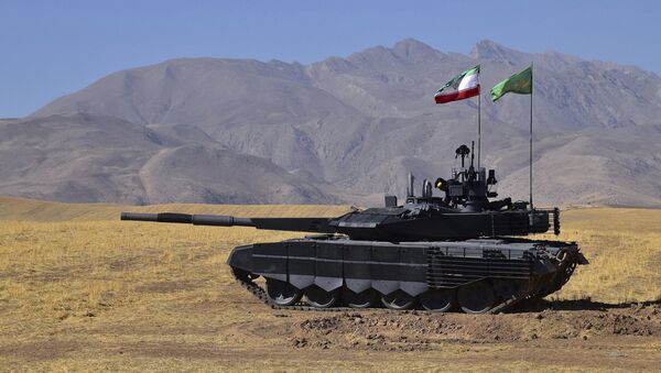 This picture released by the official website of the Iranian Defense Ministry on Sunday, March 12, 2017, shows domestically manufactured tank called Karrar in an undisclosed location in Iran. - Sputnik International