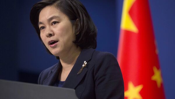 Chinese Foreign Ministry spokeswoman Hua Chunying speaks during a briefing at the Chinese Foreign Ministry in Beijing, China. File photo. - Sputnik International