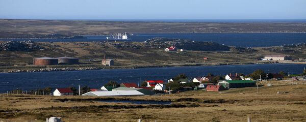 View of Stanley from the route to Mount Pleasant, Falklands. (File) View of Stanley from the route to Mount Pleasant, Falklands. (File) - Sputnik International