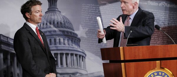 John McCain and Rand Paul - Sputnik International