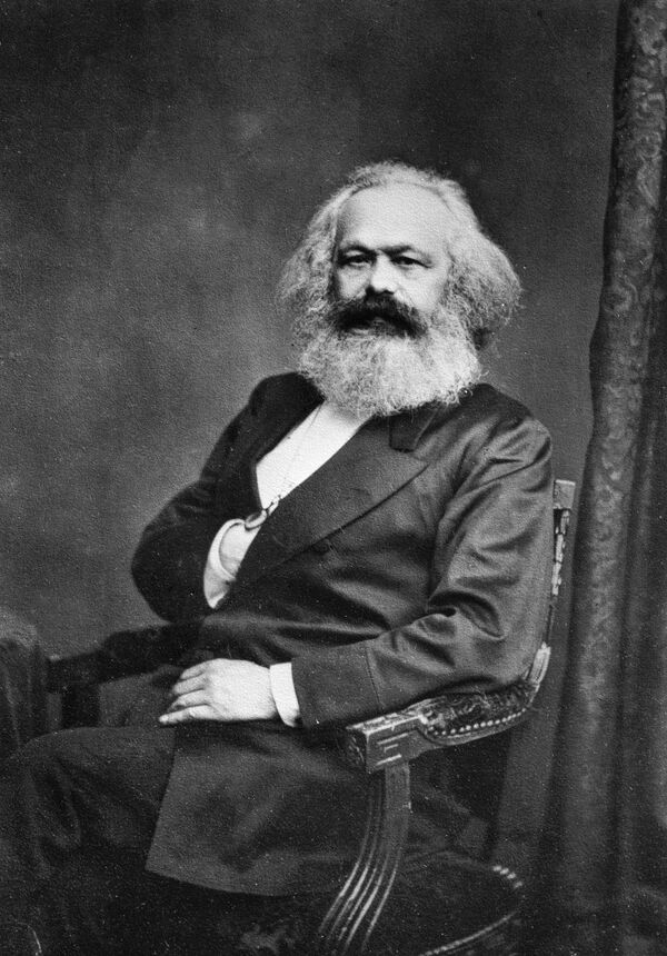 Karl Marx in 1875 - Sputnik International