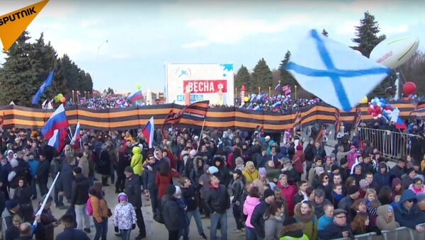Moscow Celebrates the 3d Anniversary of Crimea's Reunification with Russia - Sputnik International