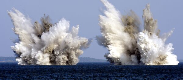 Explosions at sea Explosions at sea - Sputnik International
