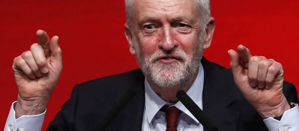 The leader of Britain's opposition Labour Party, Jeremy Corbyn, speaks at the Scottish Labour Party Spring Conference in Perth, Scotland February 26, 2017. - Sputnik International