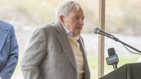 David Rockefeller speaks at a ceremony in Mount Desert, Maine. (File) - Sputnik International