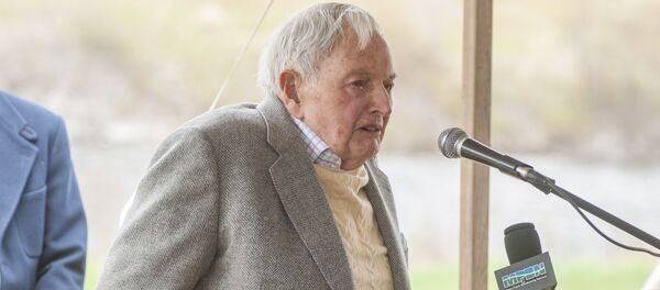 David Rockefeller speaks at a ceremony in Mount Desert, Maine. (File) - Sputnik International