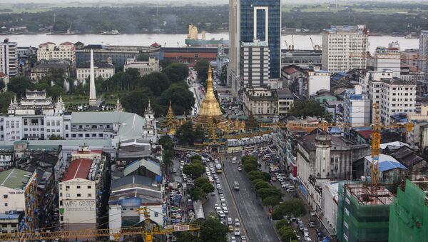 View of downtown Yangon, Myanmar September 23, 2015. - Sputnik International