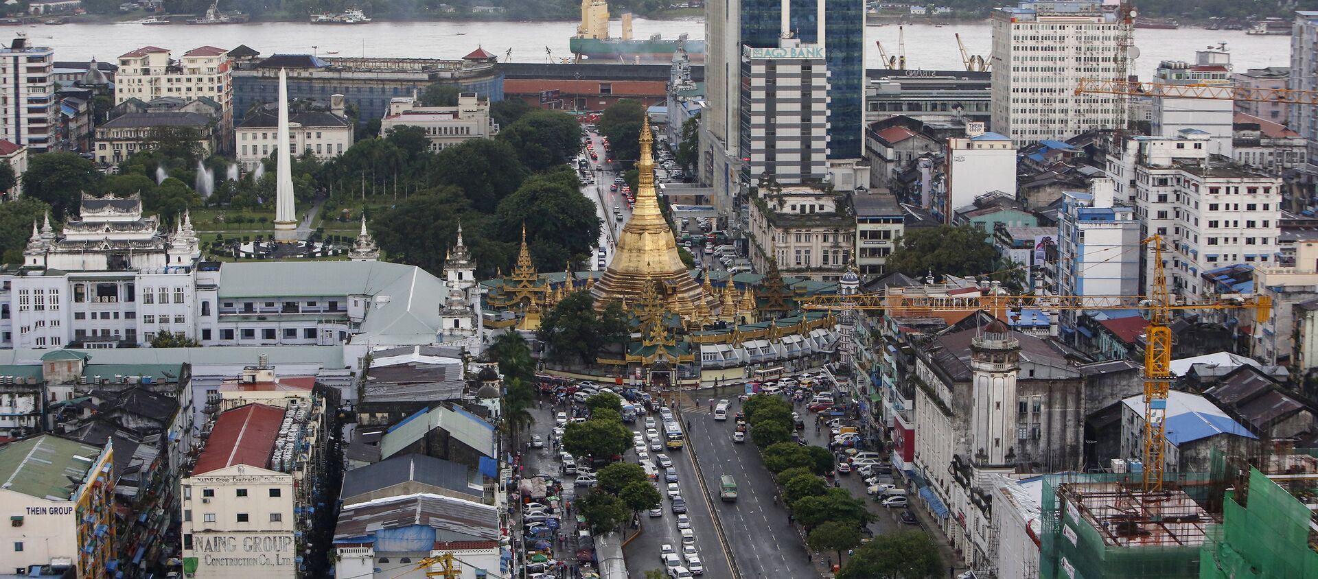 View of downtown Yangon, Myanmar September 23, 2015.  - Sputnik International, 1920