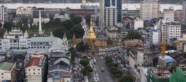 View of downtown Yangon, Myanmar September 23, 2015. View of downtown Yangon, Myanmar September 23, 2015. - Sputnik International