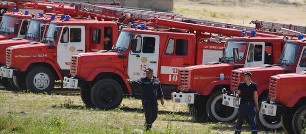 Fire engines and staff - Sputnik International