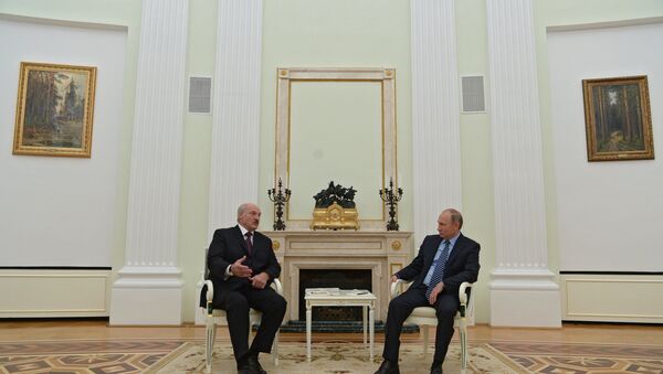 President Vladimir Putin's working meeting with Belarusian President Alexander Lukashenko, November 22, 2016. - Sputnik International