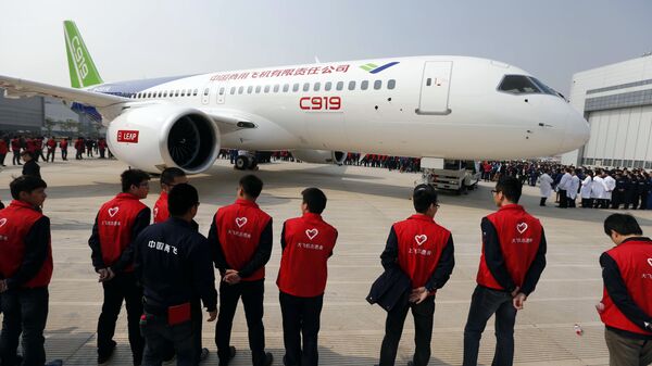 China's first big passenger plane C919 (File) - Sputnik International