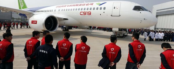 China's first big passenger plane C919 (File) China's first big passenger plane C919 (File) - Sputnik International