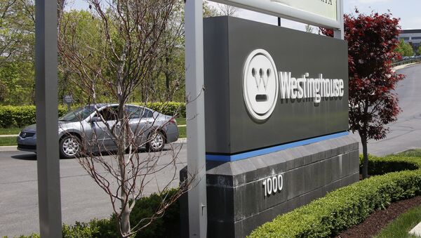 A vehicle exits the driveway from the Westinghouse International Headquarters on Monday, May 19, 2014 in Cranberry, Pa., Butler county - Sputnik International
