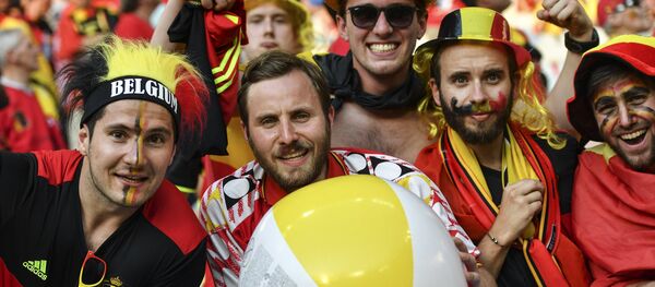 Fans of the Belgian football team (File) Fans of the Belgian football team (File) - Sputnik International