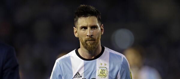 Argentina’s Lionel Messi leaves the pitch after a 2018 Russia World Cup qualifying soccer match between Argentina and Chile at the Monumental stadium in Buenos Aires, Argentina Argentina’s Lionel Messi leaves the pitch after a 2018 Russia World Cup qualifying soccer match between Argentina and Chile at the Monumental stadium in Buenos Aires, Argentina - Sputnik International