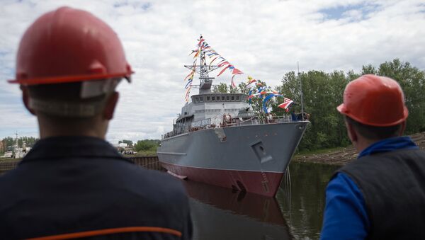 Sredne-Nevsky Shipyard workers. (File) - Sputnik International