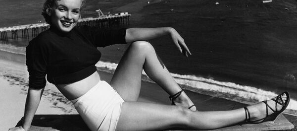 Marilyn Monroe has held a variety of jobs, from making five cents a week in an Orphan home to a stock contract at a studio. She clicked as the sexy girl in Asphalt Jungle, and the roles got better. She has been named to Miss Cheesecake of 1951 by stars and stripes, a service paper. (04/17/1951) - Sputnik International
