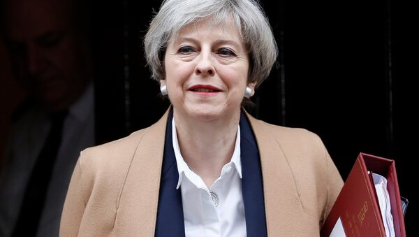 Britain's Prime Minister Theresa May leaves 10 Downing Street in London, March 29, 2017. - Sputnik International