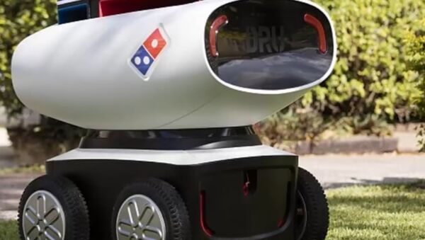 Domino's Robot Pizza Delivery Vehicle - Sputnik International