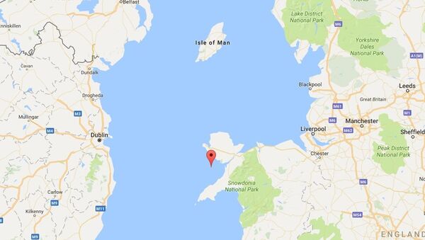 The Google Maps image of the Irish Sea - Sputnik International