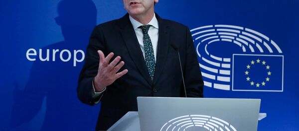 European Union's chief Brexit negotiator Guy Verhofstadt holds a news conference following the official triggering of Article 50 of the Lisbon Treaty, the Brexit in Brussels, Belgium, March 29, 2017. - Sputnik International