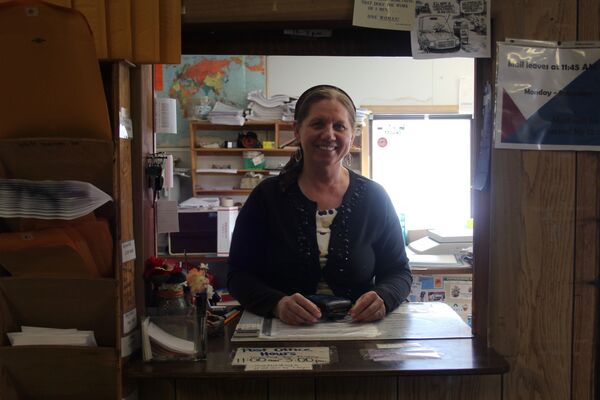 The postmistress Kira in Nikolaevsk, Alaska The postmistress Kira in Nikolaevsk, Alaska - Sputnik International