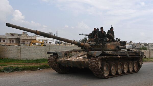 Syrian government troops - Sputnik International