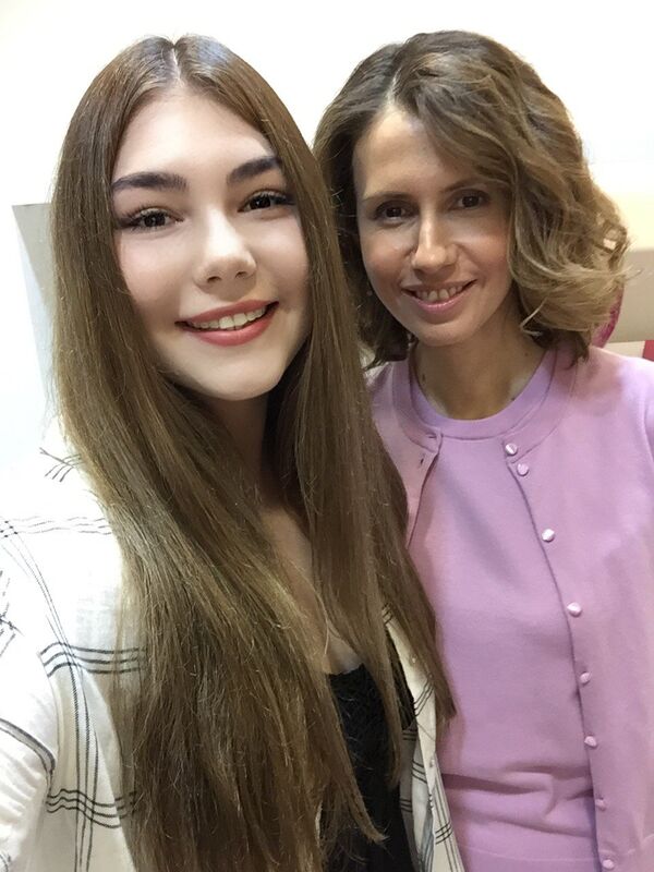 Maryana Naumova (L) and Asma Assad Maryana Naumova (L) and Asma Assad - Sputnik International