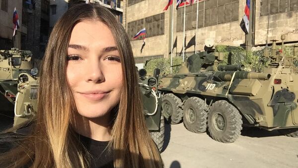 Maryana Naumova visits Syria - Sputnik International