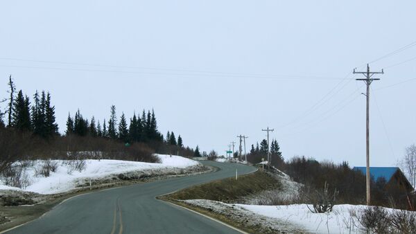 A road in the village of Kachemak, Alaska - Sputnik International