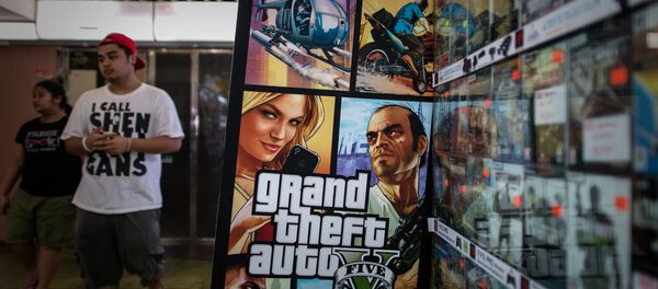 A man walks past a billboard of the Grand Theft Auto V video game in Hong Kong on September 17, 2013 A man walks past a billboard of the Grand Theft Auto V video game in Hong Kong on September 17, 2013 - Sputnik International