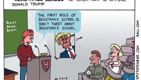 Resistance School Cartoon - Sputnik International