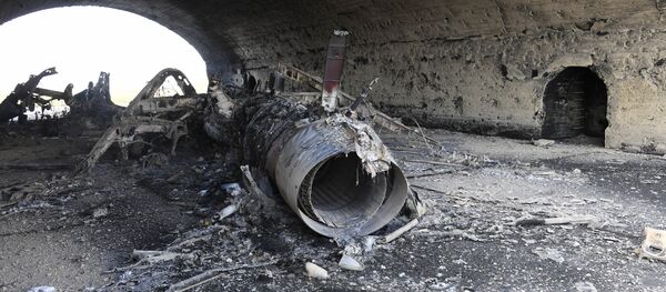 US missile attack on the Syrian airfield - Sputnik International